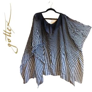 Gottex 100% Silk Caftan Beach Cover-Up